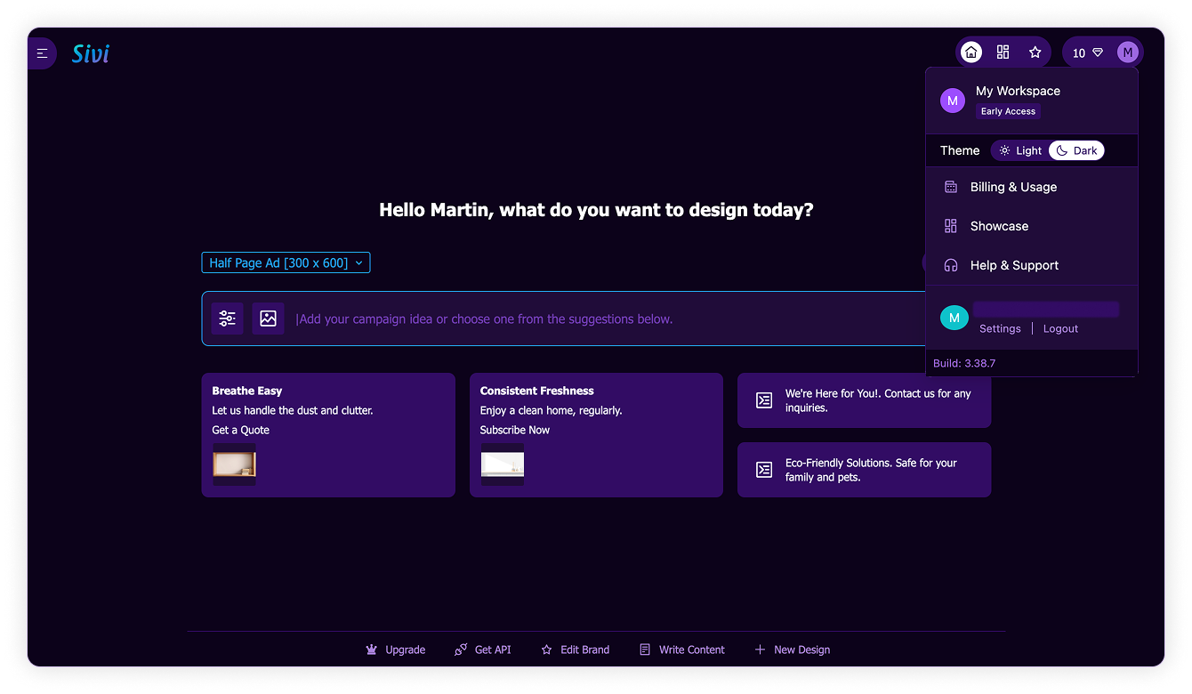 Theme-Switch to dark theme