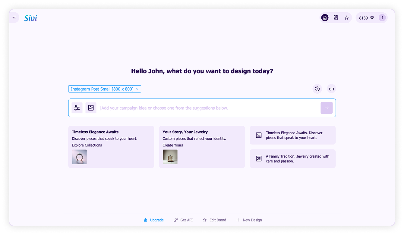 View designs-Design homepage