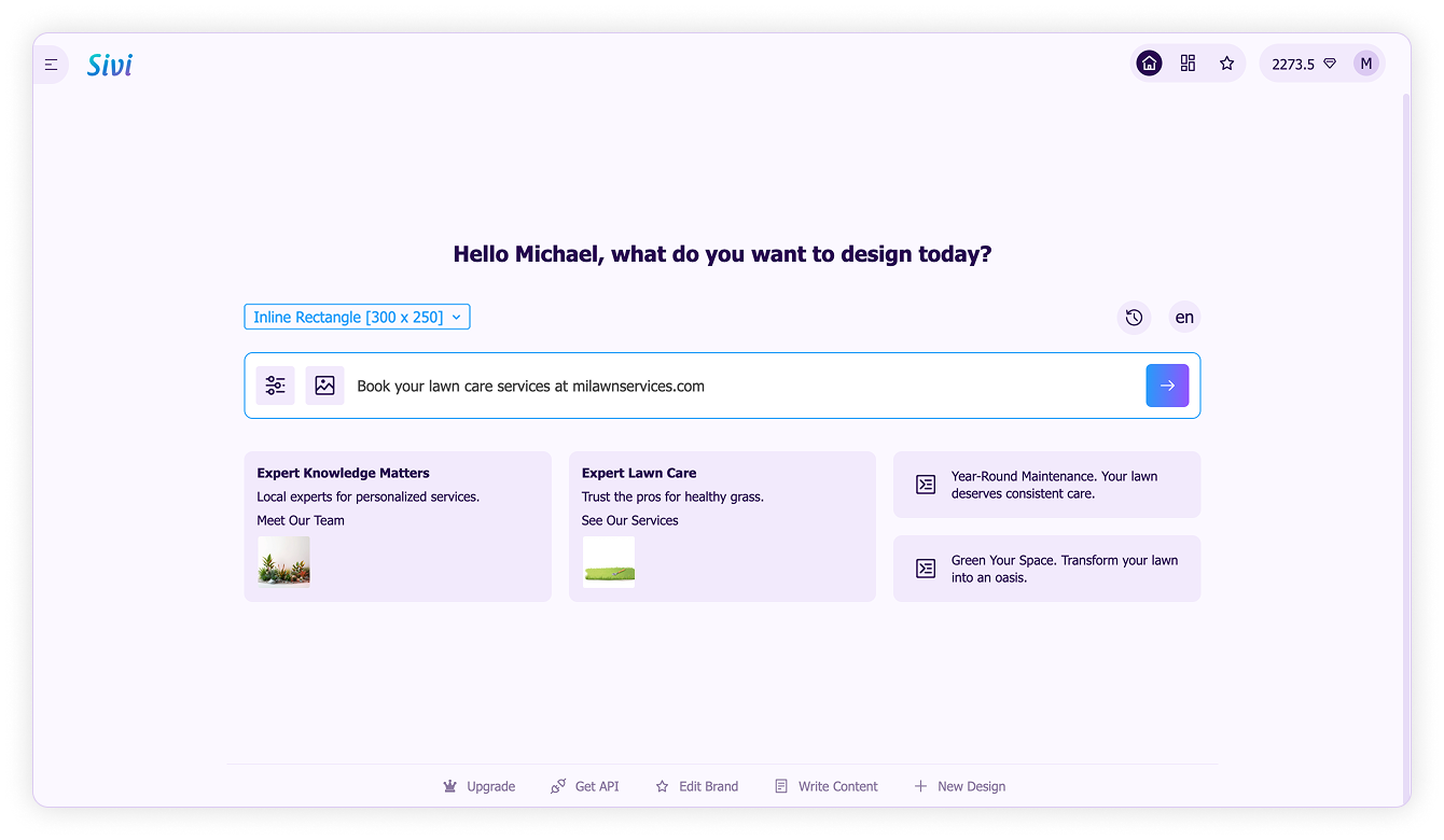 Prompt to design-Add design prompt