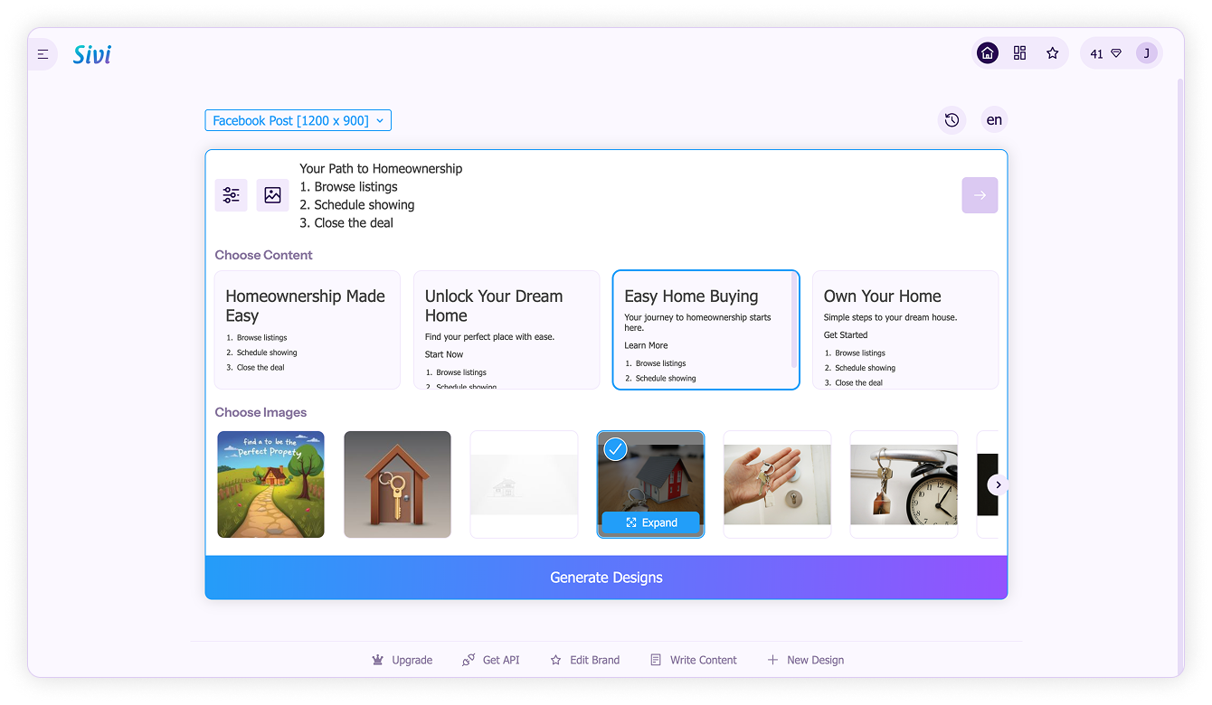List step-by-step information-Generate step by step content