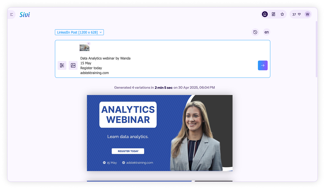 Promote event-Get event banners