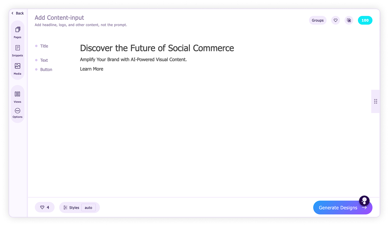 Add buttons-Auto tag CTA