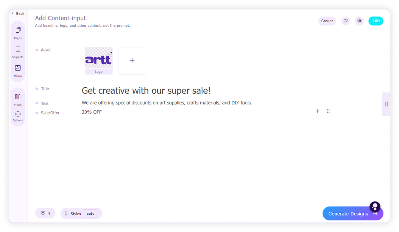 Add an offer-Enter offer details